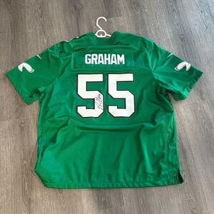 Autographed Brandon Graham Jersey - Philadelphia Eagles - Nike Kelly Green